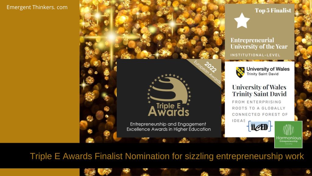 Triple E Awards Finalist Nomination for sizzling entrepreneurship work