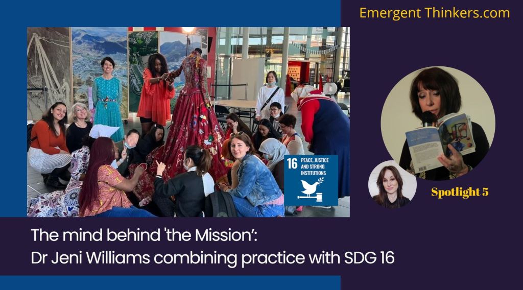 The  mind behind ‘the Mission’: Dr Jeni Williams combining practice with SDG&nbsp;16